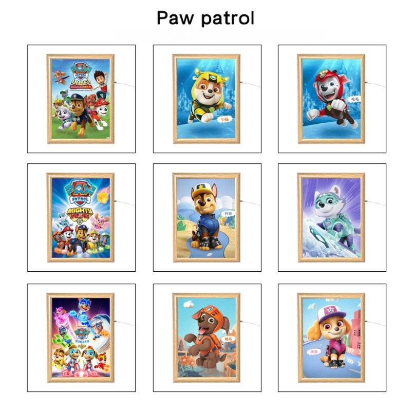 Cosplay Prop Painting - Lampada Notturna LED Decorativa Paw Patrol,