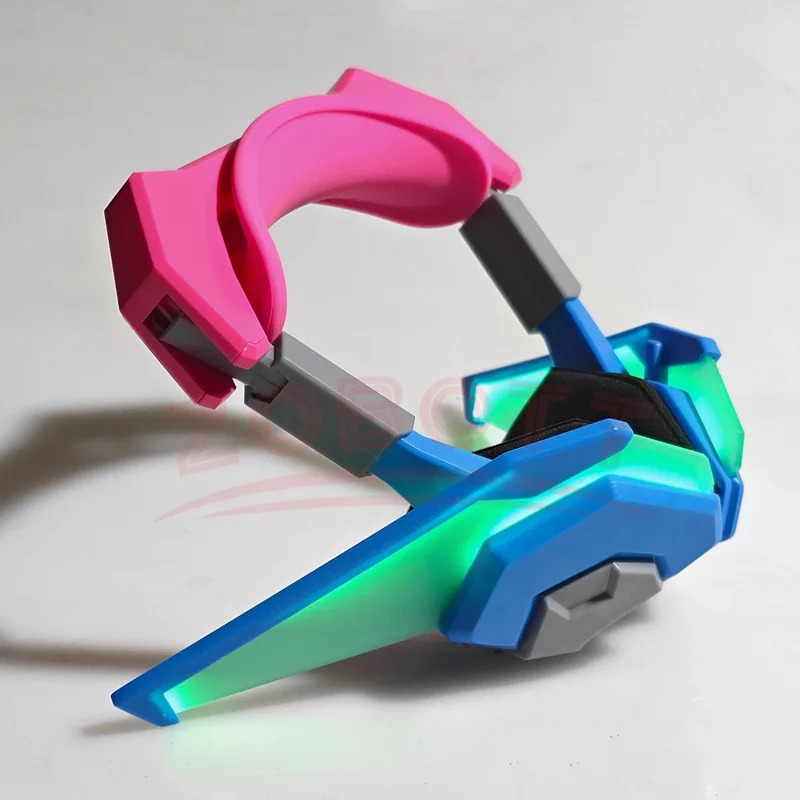 Dva Cosplay Prop - CyGame Overwatch D.Va Cuffie musicali Auricolari