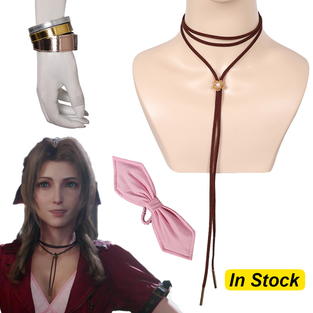 Aerith Cosplay Prop - Collana e Papillon Cosplay Aerith -