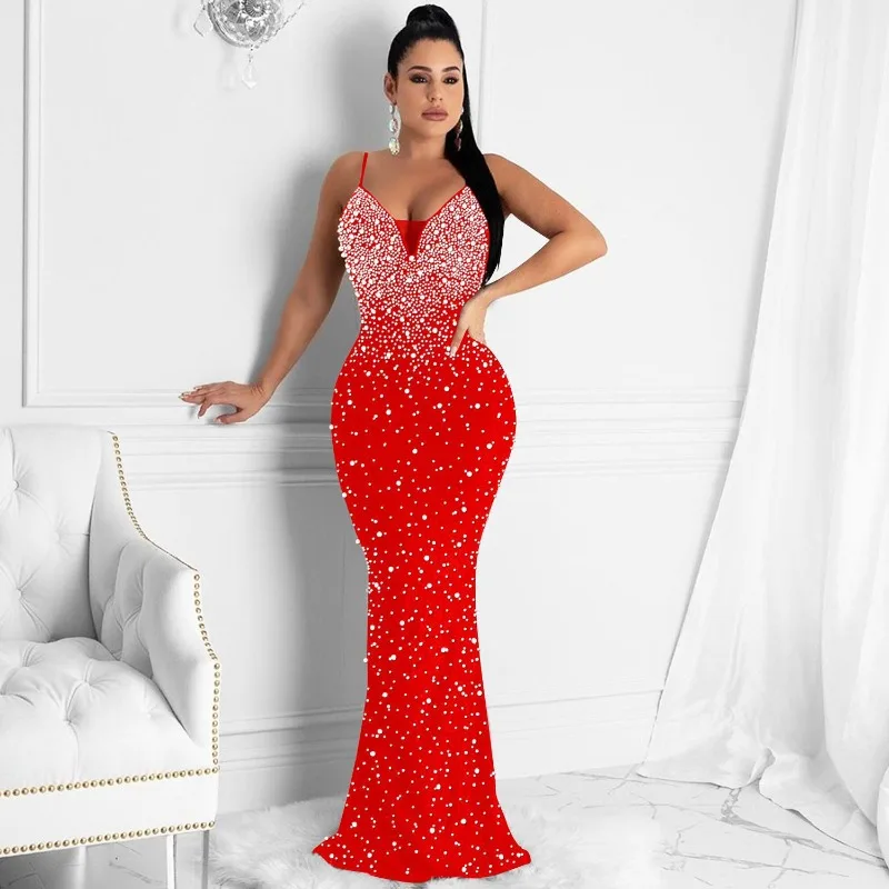 Briar Cosplay Prop - Elegante cristallo strass perle sirena maxi
