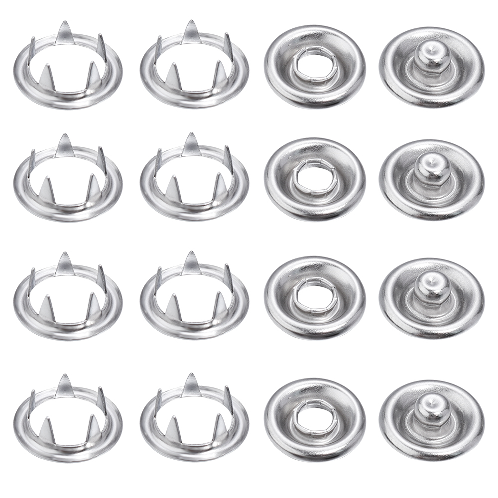 Snap Fastener Set - SAUVOO 50set bottone a pressione in
