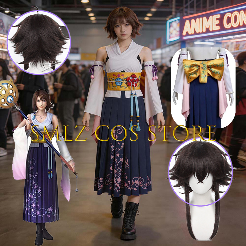 Prop De Cosplay - Costume Cosplay Smlz FFX Yuna Anime