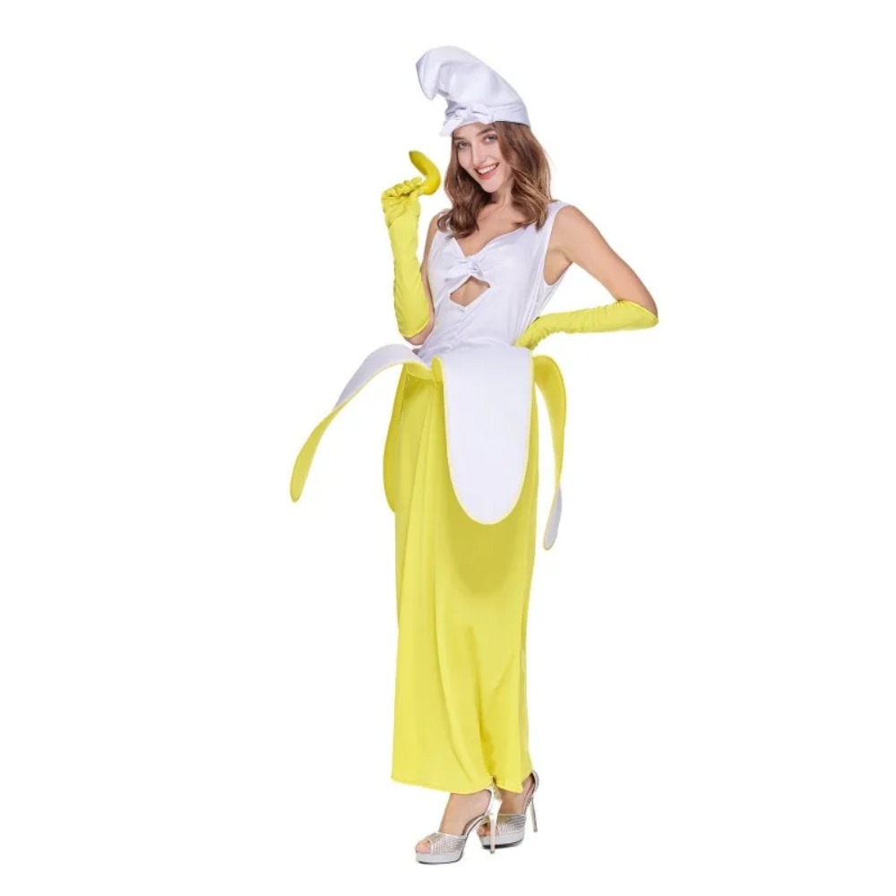 Cosplay Prop Business - Costume da banana per cosplay, tuta