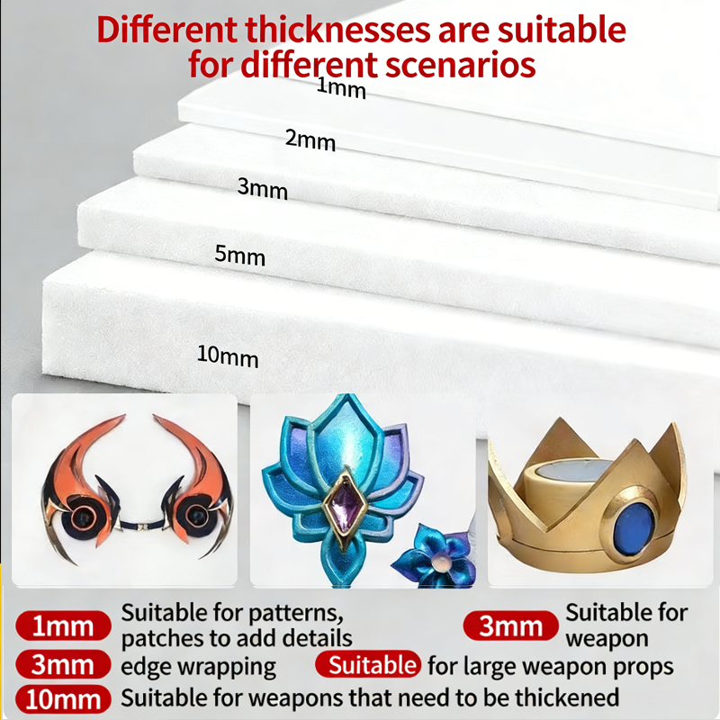 Cosplay Prop Foam Board - Materiale in schiuma EVA per modellismo