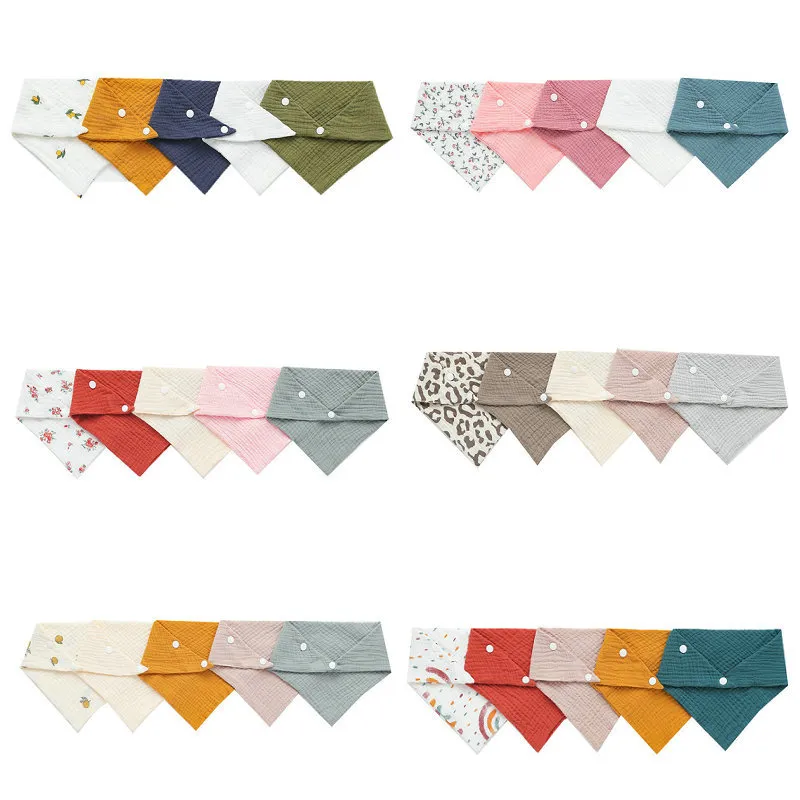 Snap Fastener Set - 5 pz/set Bavaglini Per Neonato Alimentazione