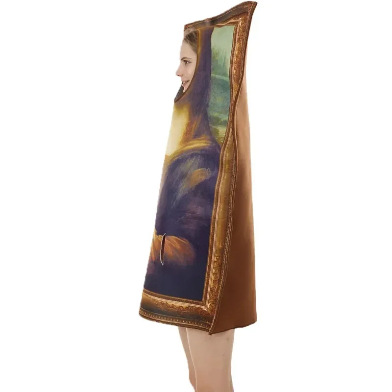 Cosplay Prop Painting - CyFamous Paintings Costume Mona Lisa Cibo