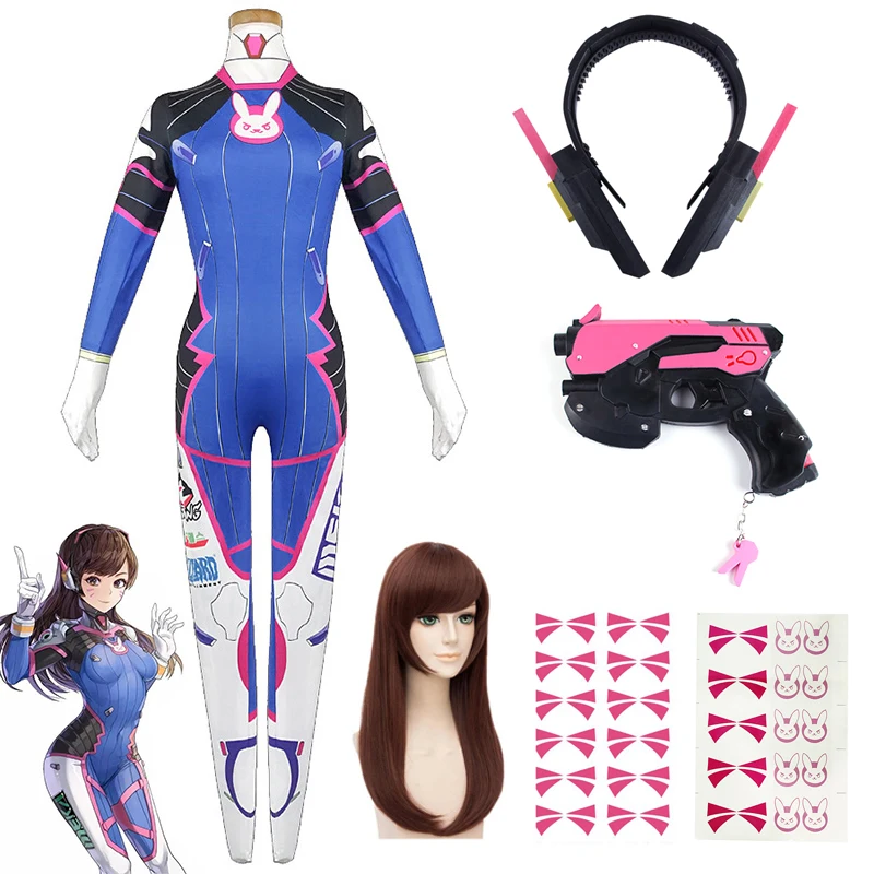Dva Cosplay Prop - Gioco Overwatch Dva costumi Cosplay collant