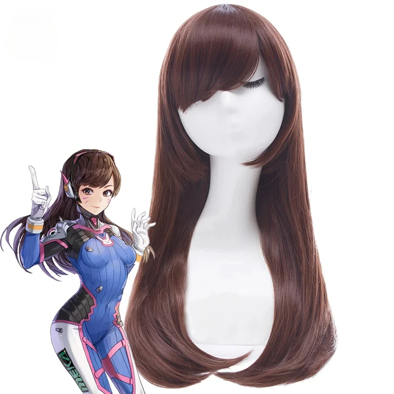 Dva Cosplay Prop - Gioco ROLECOS OW D.VA Parrucca Cosplay