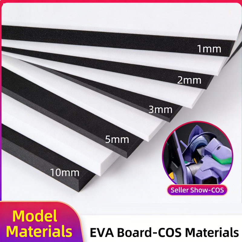 Cosplay Prop Foam Board - Materiale in schiuma EVA nera da