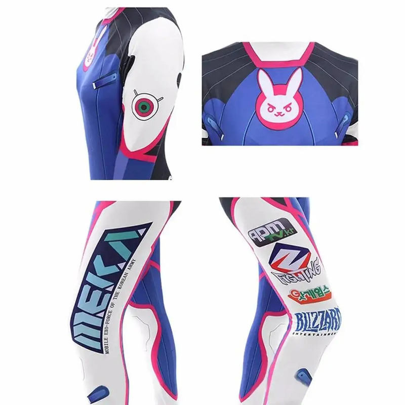 Costume da Donna Anime D.Va, T - Dva Cosplay Prop recensione e prezzo
