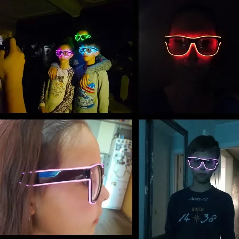 Occhiali da sole luminosi a LE - Led El Wire recensione e prezzo