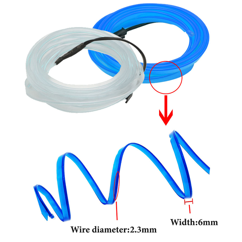 Striscia LED per interni auto  - Led El Wire recensione e prezzo