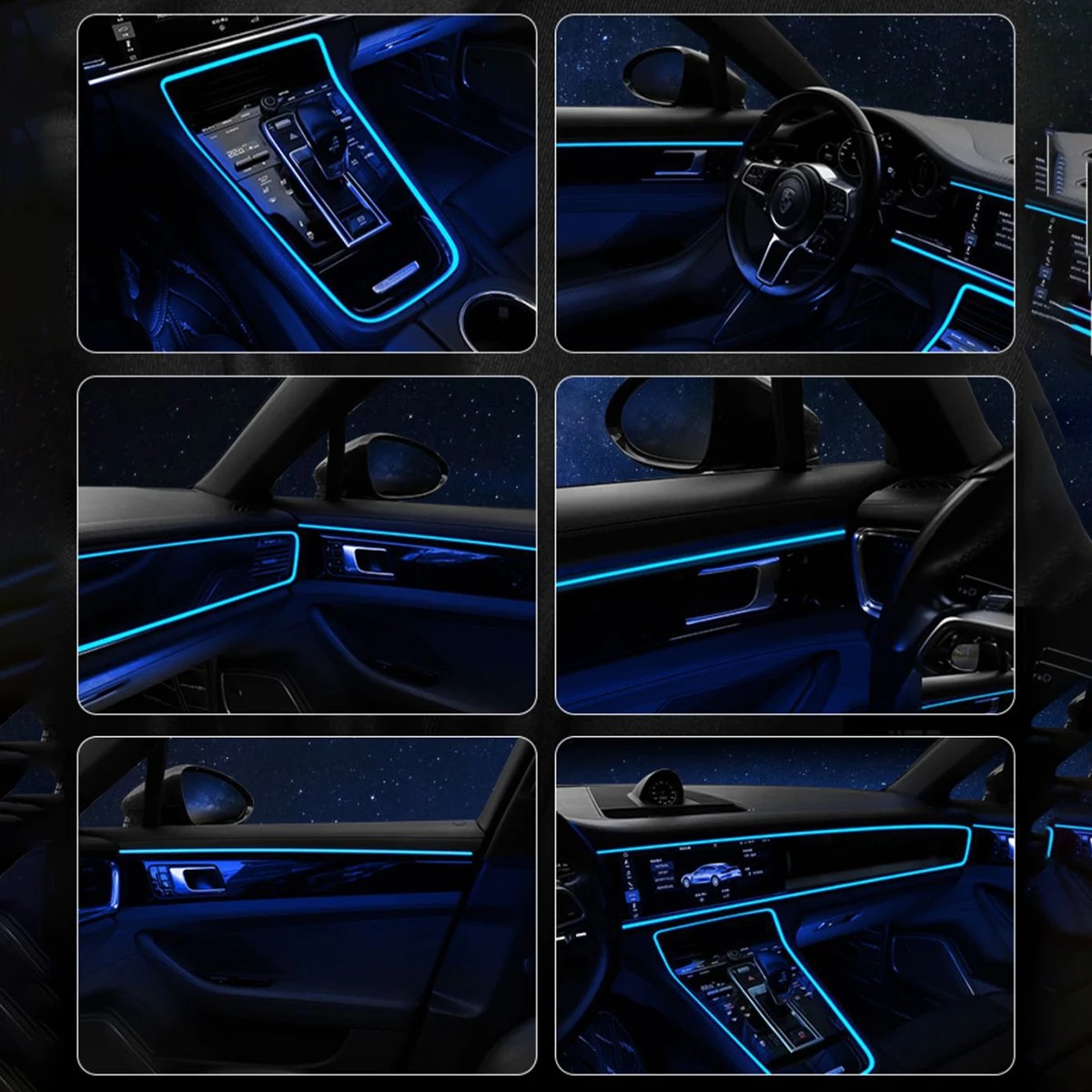 Ambiente auto El Wire LED USB  - Led El Wire recensione e prezzo