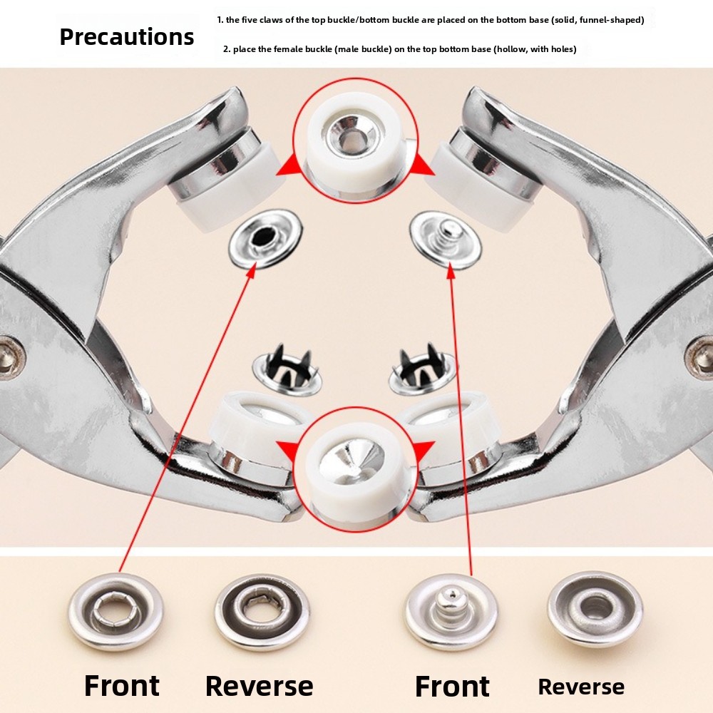 Kit di Pinze per Bottoni a Pre - Snap Fastener Set recensione e prezzo