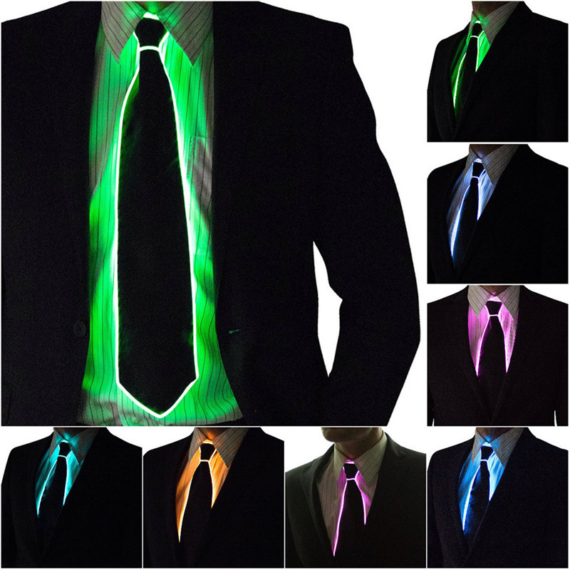 Cravatta luminosa da uomo EL W - Led El Wire recensione e prezzo