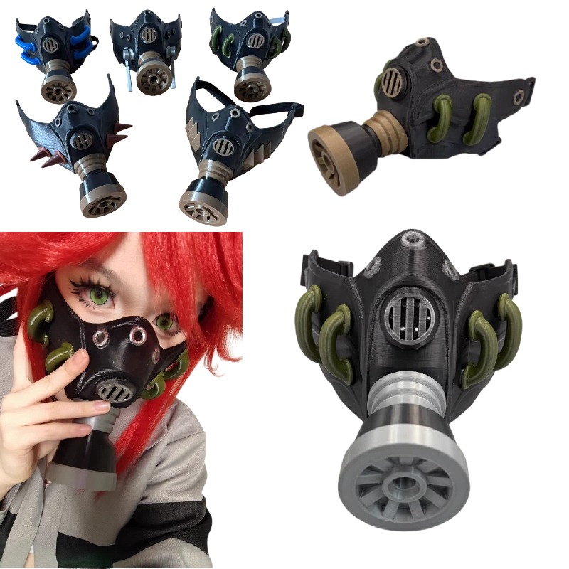 Maschera Antigas Nera Stampata - Cosplay Prop 3D Print recensione e prezzo