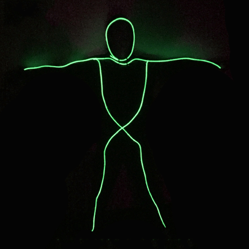 EL Wire Suit Abbigliamento LED - Led El Wire recensione e prezzo